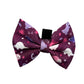 Fuchsia Fossils Bow Tie